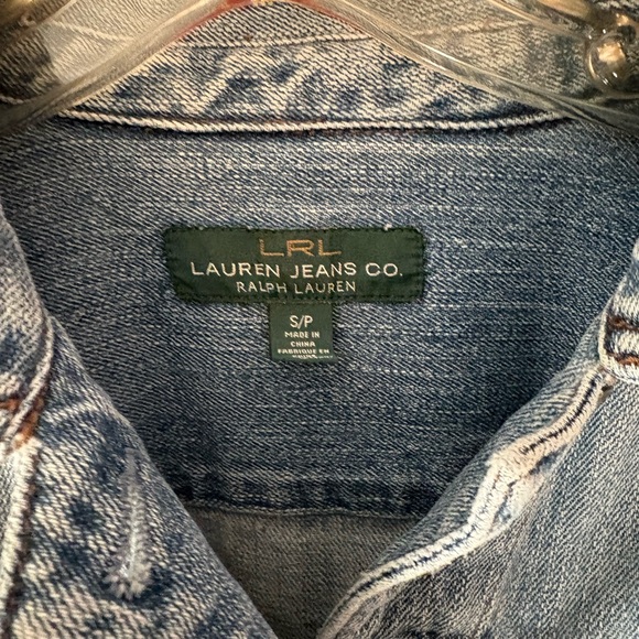 Ralph Lauren Jeans Co. Western Jacket Cowgirl Embroidery Darts Feminine Classic - Picture 5 of 16